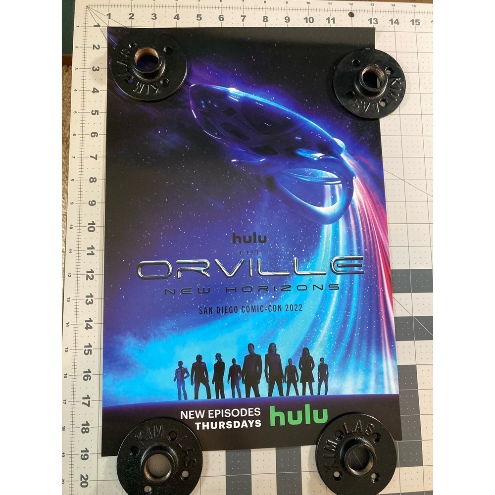 SDCC 2022 exclusive promo poster for The Orville New Horizons